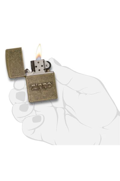 Zippo Çakmak / Stamp Antiqued Brass / Z-28994