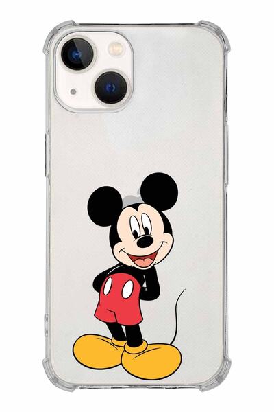 PrintiFy Iphone 13 Uyumlu Köşe Korumalı Antişok Kapak Mickey Mouse Tasarımlı ...