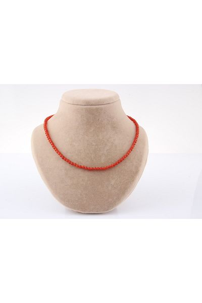 Deniz Doğal Taş Certified Agate (Gems) Natural Stone Necklace 4 Mm, M420