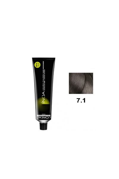 L'oreal Professionnel Inoa 7,1 Küllü Kumral Belirgin Amonyaksız Yağ Bazlı Kal...