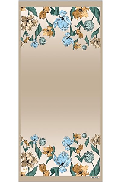 19V69 ITALIA Çiçekli Desen Pavia Seri Şal Askısı Ve Hediyelik Seti Ile Birlik...