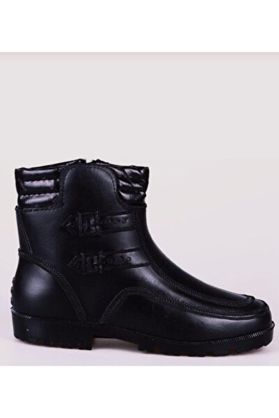 By King ayakkabı Arısan Su Geçirmez Kaymaz Fermuarlı Içi Yünlü Kürklü Kar Botu