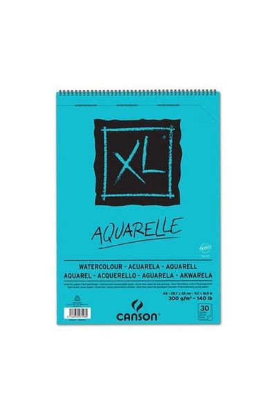 Canson Xl Water Color Spiral Blocks Spp Canxl Aquarelle 30 Pages A3 300 gr