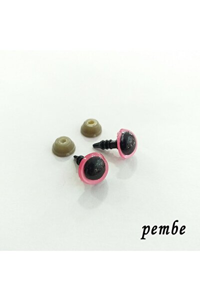 hobimon Amigurumi šarene dvostruke oči na šrafove - 14 mm - roze 200 komada (...