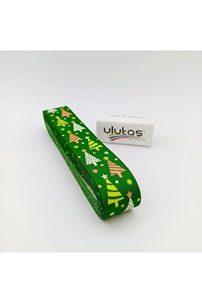 Ulutaş Декоративні матеріали Новорічна стрічка з малюнком жовтої сосни, 5 мет...