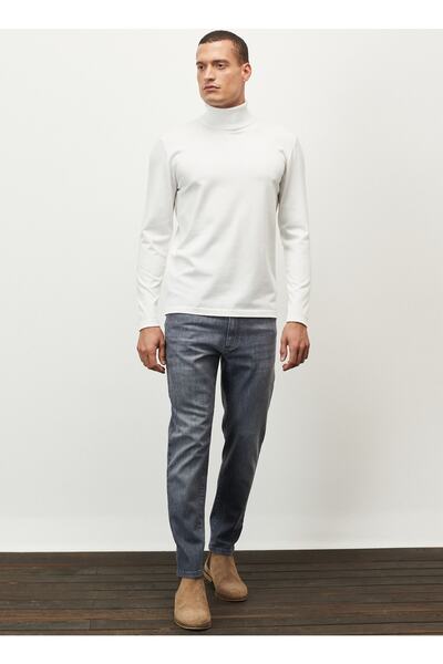 ALTINYILDIZ CLASSICS Tam Balıkçı Yaka Ekru Erkek Kazak 4a4923100508