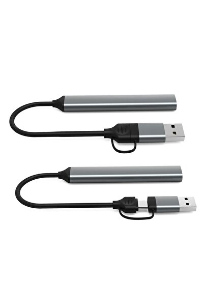 OKMORE Macbook Pro Uyumlu Air 8in1 Samsung Huawei Xiaom Type-c Çoğaltıcı Hub