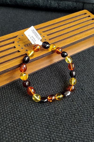Vip Kehribar Certified Adult Healing Amber Bracelet Baltic Amber Bracelet Mother Father Amber Bracelet