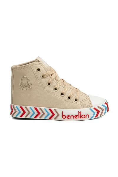 Benetton ®| Bn-30744 - 3374 Beige - Kids Sneakers