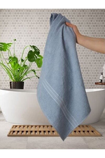 Şelale Can Екстра м'який водопоглинаючий 90x140 сірий односторонній банний рушник