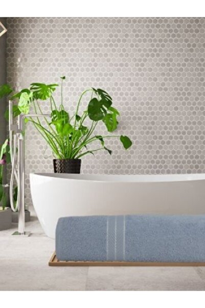 Şelale Can Extra Soft Water Absorbent 90x140 Gray Single Bath Towel