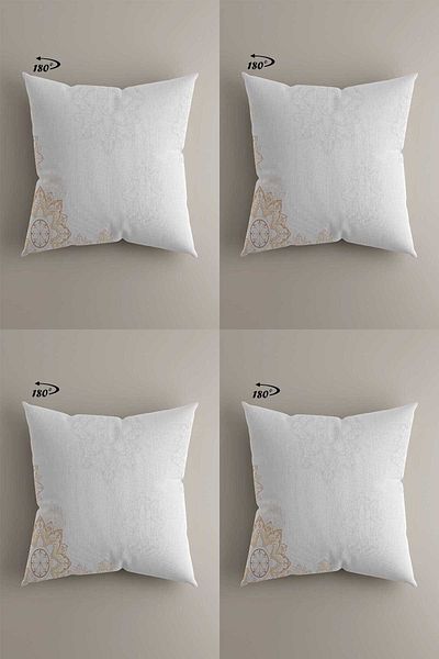 LadiesHome Modern Decorative Design Double Sided Digital Printed 4-Piece Decorative Throw Pillow Cover