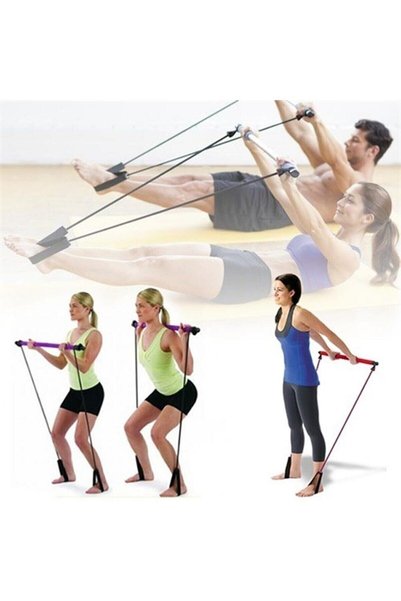 STFAST Squat Pilates Studio Evde Spor Egzersiz Çubuğu Squat Pilates Barı Plates