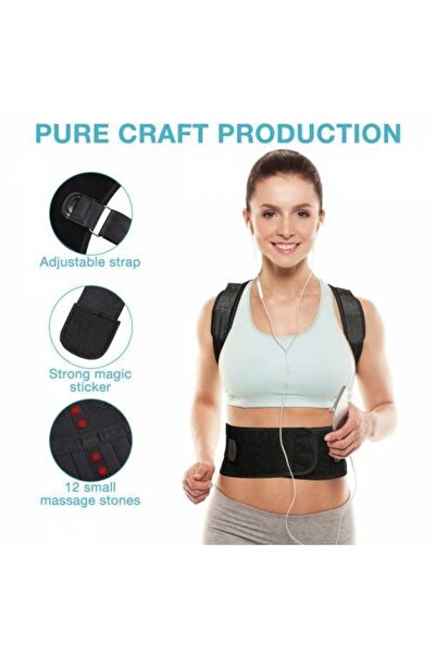 Ankaflex Body Upright Posture Shoulder Back Waist Corset Magnetic Orthopedic Anti-Humpback Corrective Corset