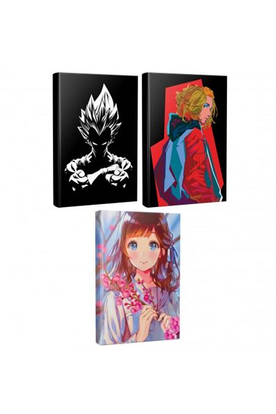 Halk Kitabevi 3 Notebook Cherry Blossom - Tokyo Revengers - Dragon
Ball