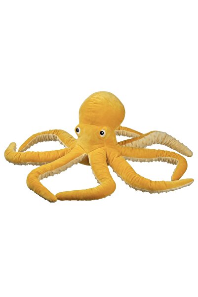 SHIVA Gift & More Blavındag Ahtapot Yumuşak Oyuncak Sarı 50 Cm Uyku Ve Oyun A...