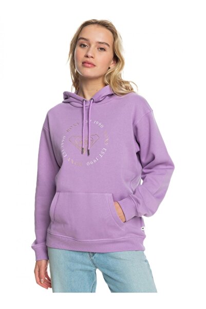 Roxy Erjft04615 Surf Stoked A J Otlr Sweat Pembe Kadın Sweatshirt