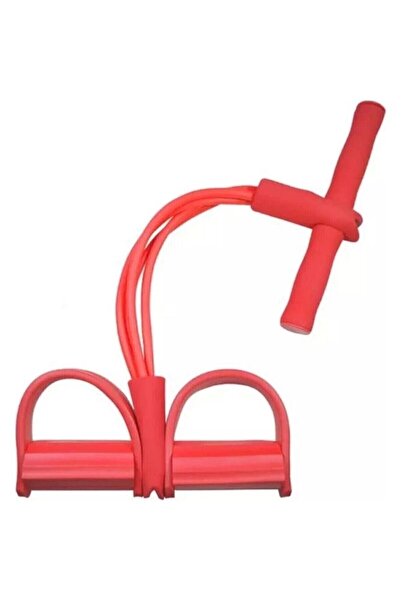 SLİPT Body Trimmer Egzersiz Aleti El Ayak Egzersiz 4'lü Direnç Lastiği Kırmız...