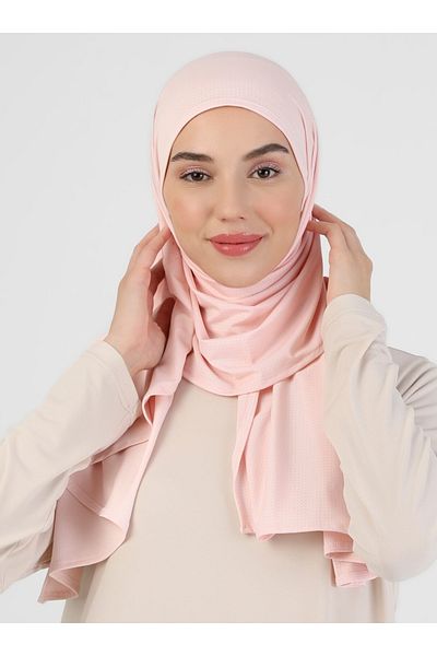 Ecardin Premium Sports Athletic Micro Fabric Αέρινο πορώδες σάλι - Σκόνη -