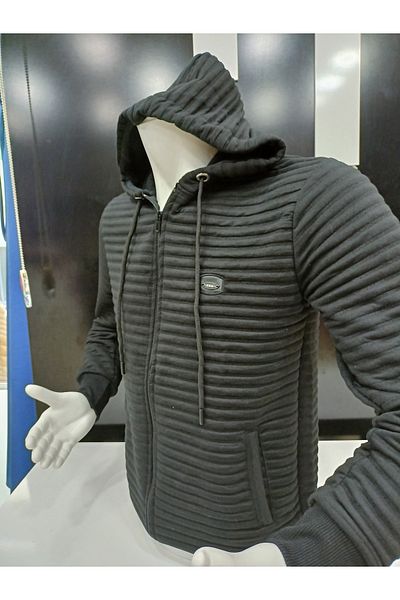ZENGOLL & RAMİRES Αθλητικό μπουφάν Güncüoğlu Slim Fit με κουκούλα με φερμουάρ