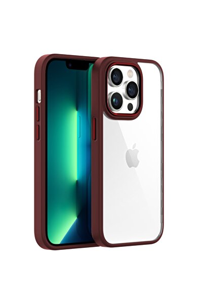 Buff Iphone 13 Pro Max New Air Bumper Kılıf Plum
