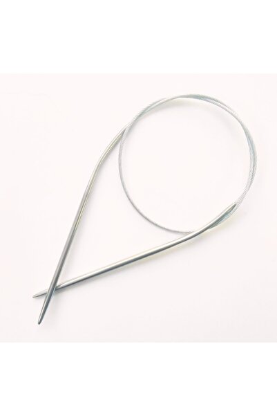 Masal Örgü Evi Șișe de tricotat din sârmă de oțel Sultan/Yabalı de 40 cm - șișe scurte speciale pentru braț