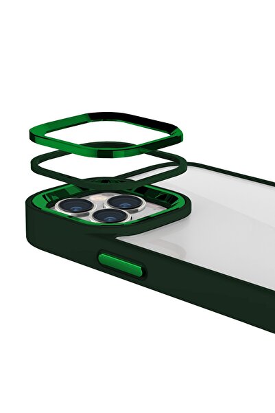 Buff Iphone 14 Pro Max New Air Bumper Kılıf Green
