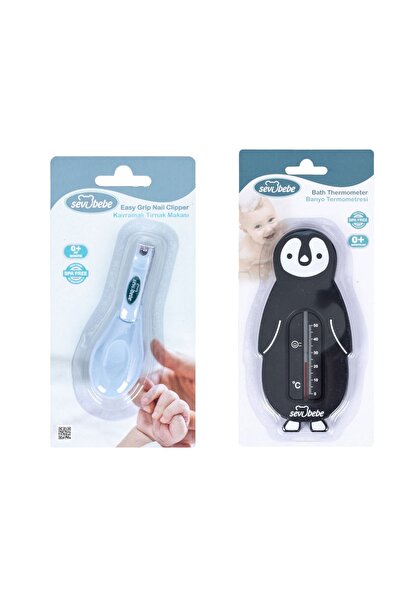 Sevi Bebe Bakım Seti (kolay Kavrama Makas+banyo Termometresi)
