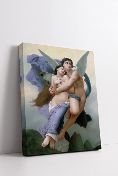 Carmen William Adolphe Bouguereau - The Abduction Of Psyche Kanvas Tablo - Başyapıtlar