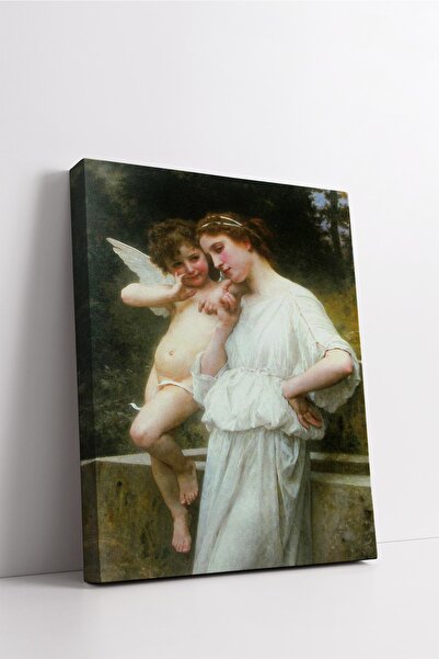 Carmen William Adolphe Bouguereau - Love's Scerets Kanvas Tablo - Başyapıtlar