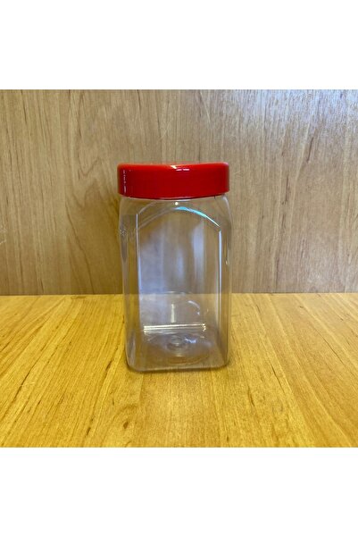 Pause Art Home 370 Cc Pet Kavanoz - Kırmızı Plastik Kapaklı - 370 Ml Plastik ...