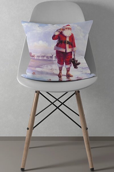 menesahome سانتا كلوز، وسادة رمي عيد الميلاد، عيد الميلاد، غطاء وسادة رمي عيد...