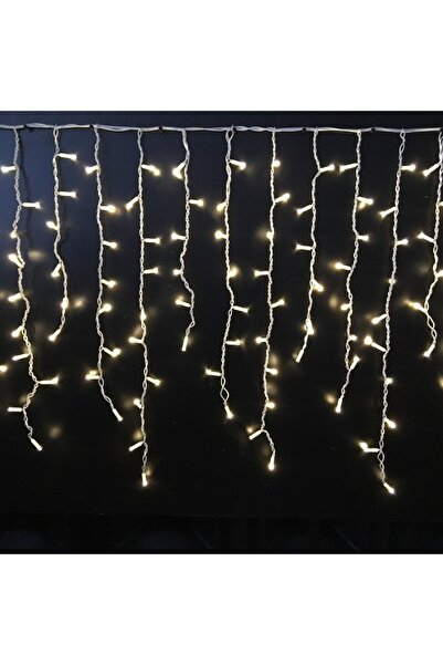 Ligtex Saçak Led Işık Ip65 Gün Işığı 2,4 X 1m Dış Mekan Kanopi Ve Yılbaşı Işığı