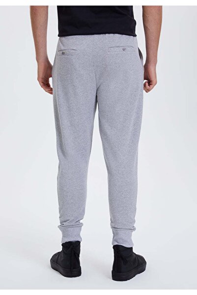 WESTMARK LONDON Gri Melange Pamuklu Regular Fit Lastikli Paça Erkek Eşofman Altı Wmrecycled Jogger