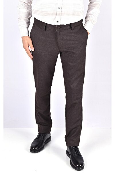 FAZLI ŞAHİN 6073 Can Flannel Mevsm Sports Trousers/brown/48