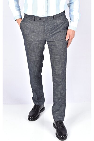 FAZLI ŞAHİN 5136 Carlos Slimfit Pantolon/laci-melanj/46