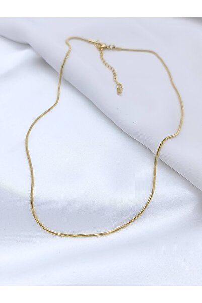 Bluw Jewelry Çelik Italyan Model Düz Zincir Kolye