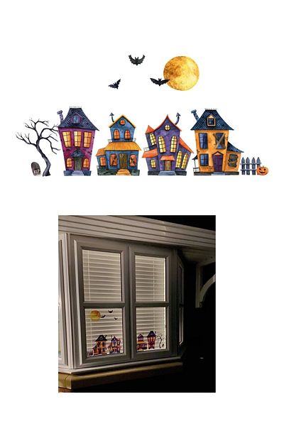 Grafikup Autocolant pentru camera copiilor de Halloween