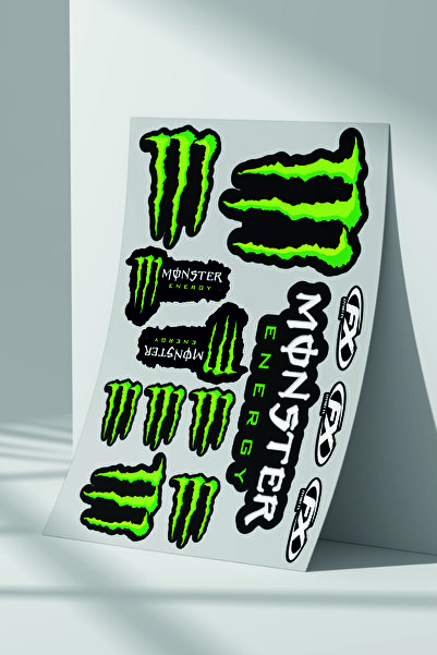 Sticker Market مجموعة ملصقات مخالب، مجموعة ملصقات مقاس A4 للأسطح المسطحة