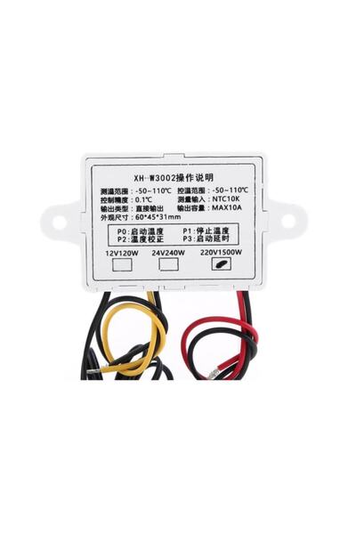 BOYUTMAKER-FİLAMENT Xh-w3002 Dijital Termostat - Sıcaklık Kontrol Cihazı - 220 Volt