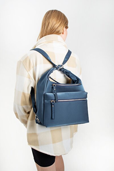 FiONA BAG حقيبة ظهر نسائية باللون الأزرق الداكن حقيبة كتف نسائية حقيبة كروس ن...