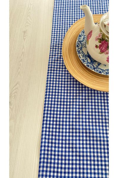 White Alamode Runner Pötikare Bleumarin 40x100