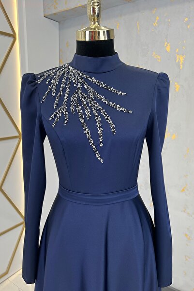 Rana Zenn Mina Abiye Lacivert