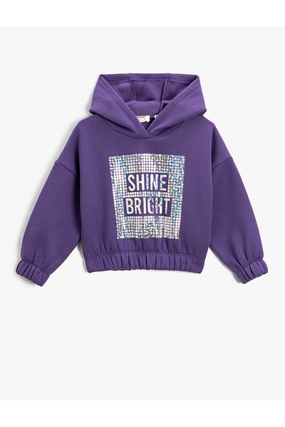Koton Sweatshirt - Lila - Relaxed Fit