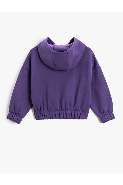 Koton Sweatshirt - Lila - Relaxed Fit