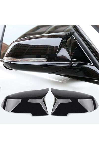 Oto Çizgi Bmw F20 F30 Uyumlu Batman Yarasa Ayna Kapağı Piano Black
