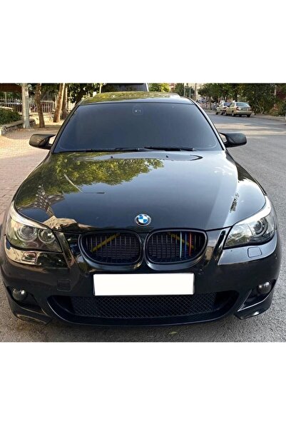 Oto Çizgi Bmw 5 Serisi E60 Uyumlu Yarasa Ayna Kapak, Parlak Siyah, Yerli Abs ...