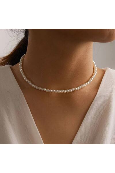 Alexis Carrel Glass Pearl Necklace