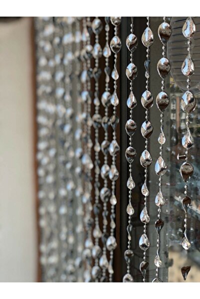 Amentes Kapı Perdesi Sinekliği Mika Gümüş