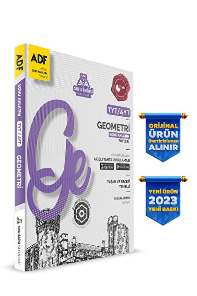 Soru Kalesi Yayınları Tyt-ayt Geometri Konu Anlatımı Adf Föyleri 2022